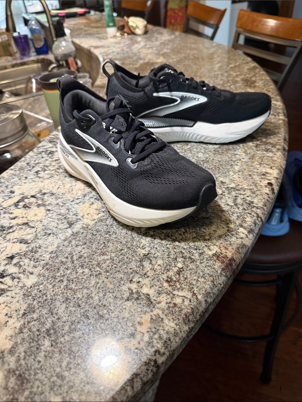 Brooks Black and White Women's Running Sneakers